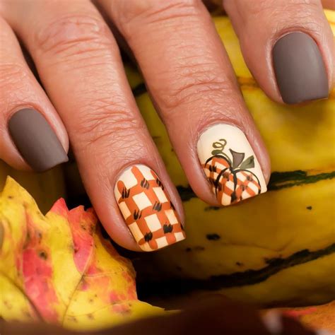 fall acrylic nail ideas|cute easy fall nail designs.